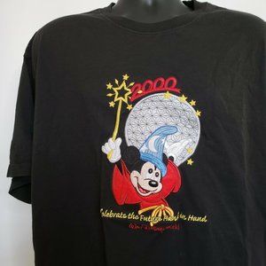 Walt Disney World 2000 T-Shirt Epcot Mickey Mouse